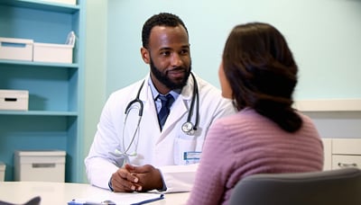 Doctor consulting with a patient at Lukner Medical Clinic